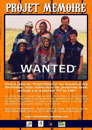 Campagne d'affichage dans le quartier affiche wanted