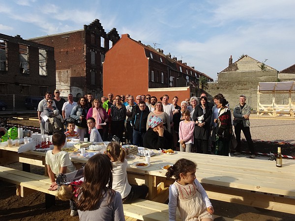 inauguration du jardin transitoire